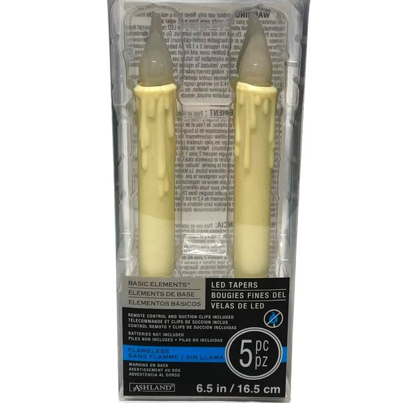 Ashland Other - Flameless Candles LED Ashland Tapers with Remote Control and Suction Clips
